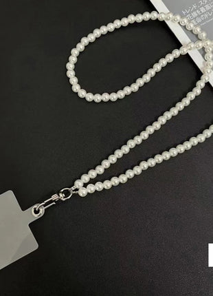 Phone Anti-lost Sling Belt Universal Clip Bag Bag Chain Long Crossbody Chain Hand-beaded Lanyard Women's Mobile Phone Lanyard