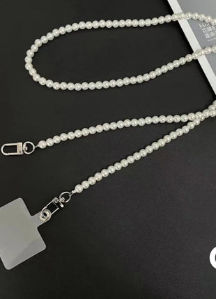 Phone Anti-lost Sling Belt Universal Clip Bag Bag Chain Long Crossbody Chain Hand-beaded Lanyard Women's Mobile Phone Lanyard