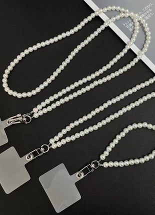 Phone Anti-lost Sling Belt Universal Clip Bag Bag Chain Long Crossbody Chain Hand-beaded Lanyard Women's Mobile Phone Lanyard