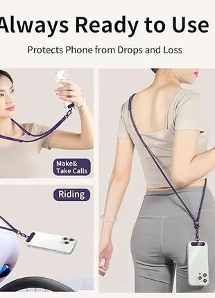 Hanging Neck Mobile Phone Straps Adjustable 360° Rotation Anti-Drop Anti-loss Universal Mobile Phones Lanyard for All Phone Case