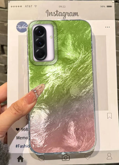 Aesthetics Gradient Vortex Glacier Texture Phone Cases For Samsung Galaxy A57 A16 A36 A37 A17 A56 A55 A54 A35 A34 A26 A25 Cover