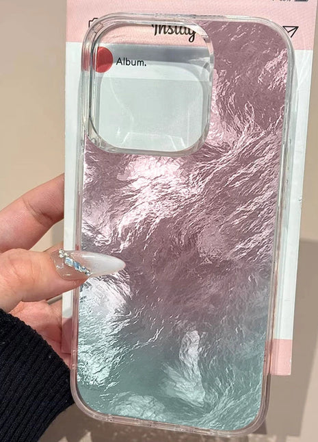 Aesthetics Gradient Vortex Glacier Texture Phone Cases For Samsung Galaxy A57 A16 A36 A37 A17 A56 A55 A54 A35 A34 A26 A25 Cover