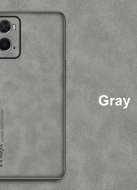 Luxury PU Leather Phone Case For OPPO A36 A76 A96 4G Back Cover Matte Shockproof Full Protection Silicone Case For OPPO A96 5G