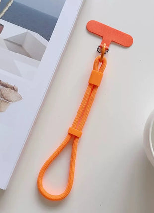 Fashion Candy Color Mobile Phone Lanyard Adjustable Wristband Phone Chain Universal Anti-lost Keychain Cellphone Strap