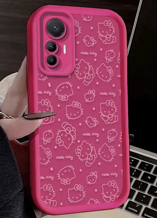 Cute Hello Kitty Phone Case for Xiaomi Mi 15 Ultra 14 13 12 12S 12X 11 Lite 5G NE 13T 12T 11T 14T Pro Soft Silicone Back Cover