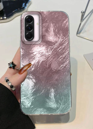Aesthetics Gradient Vortex Glacier Texture Phone Cases For Samsung Galaxy A57 A16 A36 A37 A17 A56 A55 A54 A35 A34 A26 A25 Cover