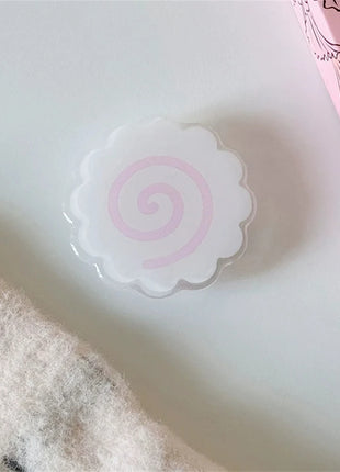 Korean Cute Fish Cake Rolls For Magsafe Magnetic Phone Griptok Grip Tok Stand For iPhone Funny Foldable Wireless Charging Holder