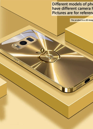 The golden letter "D" For Samsung Galaxy S20 FE S21 S22 S23 Plus S24 Ultra 25Ultra S21+ S9+ S22Plus Golden glass phone case