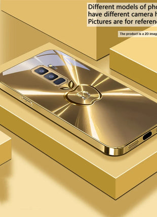 The golden letter "D" For Samsung Galaxy S20 FE S21 S22 S23 Plus S24 Ultra 25Ultra S21+ S9+ S22Plus Golden glass phone case