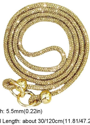 Fashion Luxury Rhinestone Phone Lanyard Glitter Crystal Phone Case Anti-Loss Crossbody Hanging Ornaments Shoulder Strap Keychain