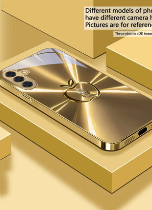 The golden letter "D" For Samsung Galaxy S20 FE S21 S22 S23 Plus S24 Ultra 25Ultra S21+ S9+ S22Plus Golden glass phone case