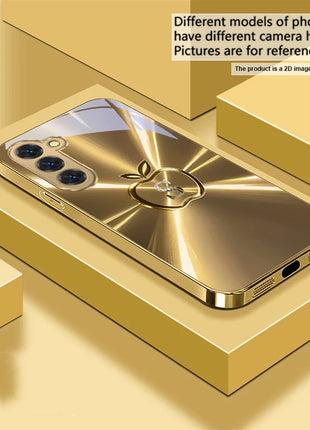 The golden letter "D" For Samsung Galaxy S20 FE S21 S22 S23 Plus S24 Ultra 25Ultra S21+ S9+ S22Plus Golden glass phone case