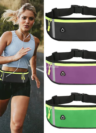 Sport Running Phone Case Waist Bag For Women Men Waterproof Comfortable Cycling Running Bag Safty Reflective Tape Sport Belt