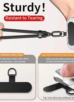 Hanging Neck Mobile Phone Straps Adjustable 360° Rotation Anti-Drop Anti-loss Universal Mobile Phones Lanyard for All Phone Case