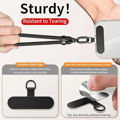 Hanging Neck Mobile Phone Straps Adjustable 360° Rotation Anti-Drop Anti-loss Universal Mobile Phones Lanyard for All Phone Case