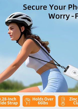 Hanging Neck Mobile Phone Straps Adjustable 360° Rotation Anti-Drop Anti-loss Universal Mobile Phones Lanyard for All Phone Case