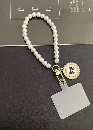 Phone Anti-lost Sling Belt Universal Clip Bag Bag Chain Long Crossbody Chain Hand-beaded Lanyard Women's Mobile Phone Lanyard