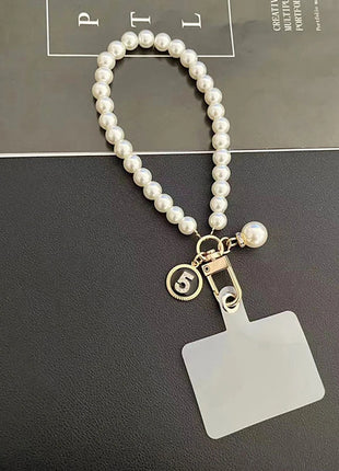 Phone Anti-lost Sling Belt Universal Clip Bag Bag Chain Long Crossbody Chain Hand-beaded Lanyard Women's Mobile Phone Lanyard