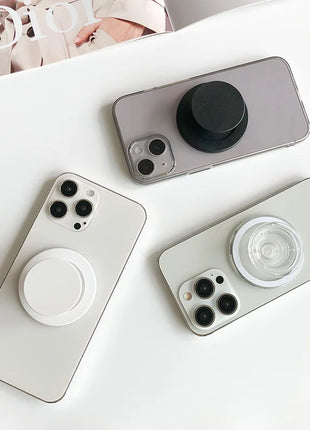 For Magsafe Cellphone Grip Tok Griptok For IPhone Samsung Mac Series Magnetic Phone Socket Pocket Expanding Stand Phone Holder