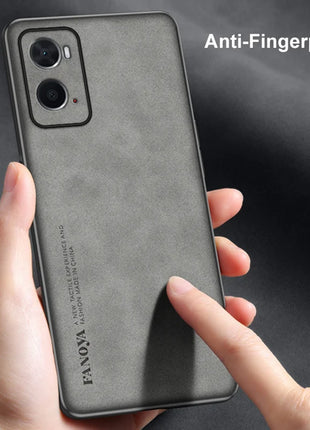 Luxury PU Leather Phone Case For OPPO A36 A76 A96 4G Back Cover Matte Shockproof Full Protection Silicone Case For OPPO A96 5G