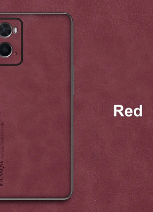 Luxury PU Leather Phone Case For OPPO A36 A76 A96 4G Back Cover Matte Shockproof Full Protection Silicone Case For OPPO A96 5G