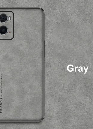 Luxury PU Leather Phone Case For OPPO A36 A76 A96 4G Back Cover Matte Shockproof Full Protection Silicone Case For OPPO A96 5G