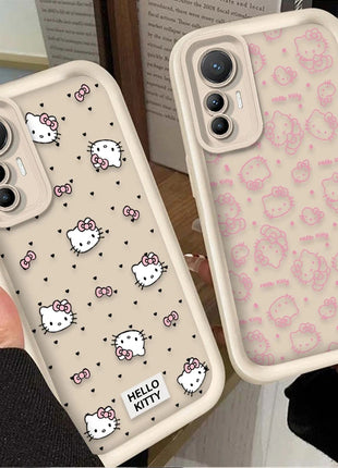 Cute Hello Kitty Phone Case for Xiaomi Mi 15 Ultra 14 13 12 12S 12X 11 Lite 5G NE 13T 12T 11T 14T Pro Soft Silicone Back Cover