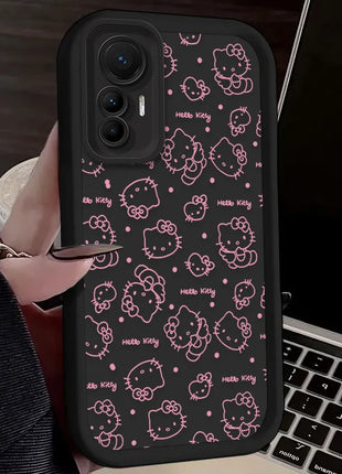 Cute Hello Kitty Phone Case for Xiaomi Mi 15 Ultra 14 13 12 12S 12X 11 Lite 5G NE 13T 12T 11T 14T Pro Soft Silicone Back Cover