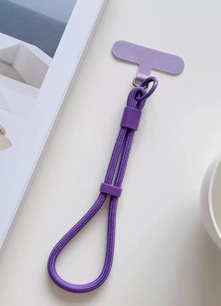 Fashion Candy Color Mobile Phone Lanyard Adjustable Wristband Phone Chain Universal Anti-lost Keychain Cellphone Strap