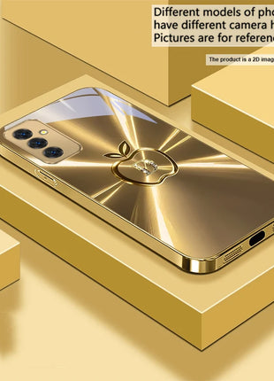 The golden letter "D" For Samsung Galaxy S20 FE S21 S22 S23 Plus S24 Ultra 25Ultra S21+ S9+ S22Plus Golden glass phone case