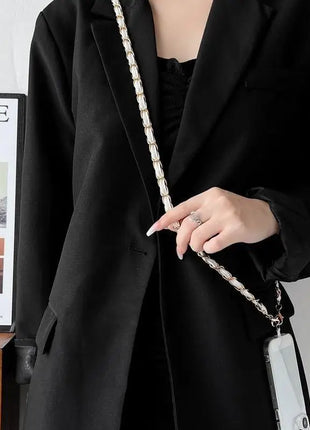 Mobile Phone Lanyard Women's Long Neck and Shoulder Strap Phone Case Universal Lanyard Long Crossbody Pearl Pickup Chain